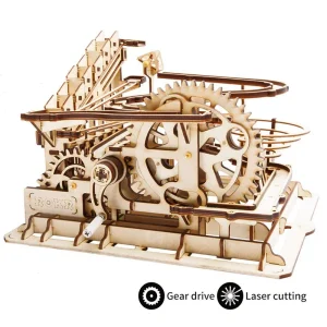 Robotime-rompecabezas de madera en 3D para niños y adultos, modelo de ensamblaje de canicas, bloques de construcción, juguete Stem para Navidad, envío directo