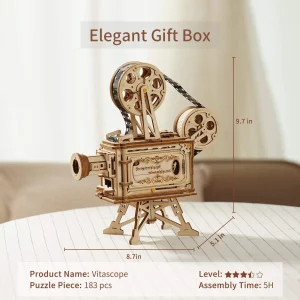Wooden Assembly Vitascope Toy | Bricolaje Model Building Kits – 183pcs Diy 3d Wooden – Aliexpress