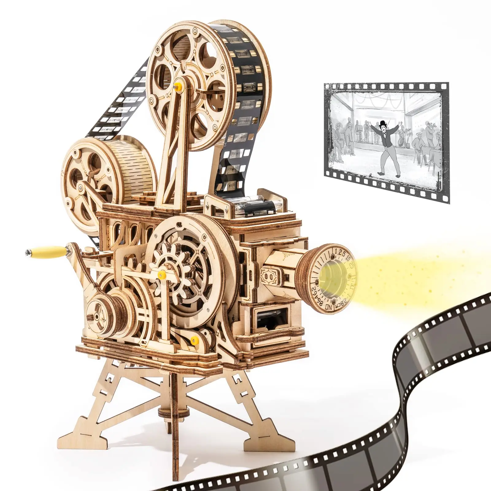 Wooden Assembly Vitascope Toy | Bricolaje Model Building Kits - 183pcs Diy 3d Wooden - Aliexpress - Imagen 5
