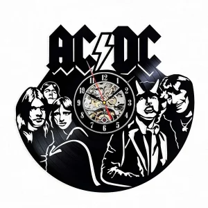AC DC Vinyl Record Wall Clock Modern Design Music Rock Band Vintage Vinyl LP Record  Clocks Wall Watch Home Decor Gifts for Fans – AliExpress 15 – Color : 7