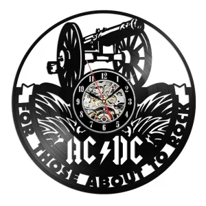 AC DC Vinyl Record Wall Clock Modern Design Music Rock Band Vintage Vinyl LP Record  Clocks Wall Watch Home Decor Gifts for Fans – AliExpress 15 – Color : 9